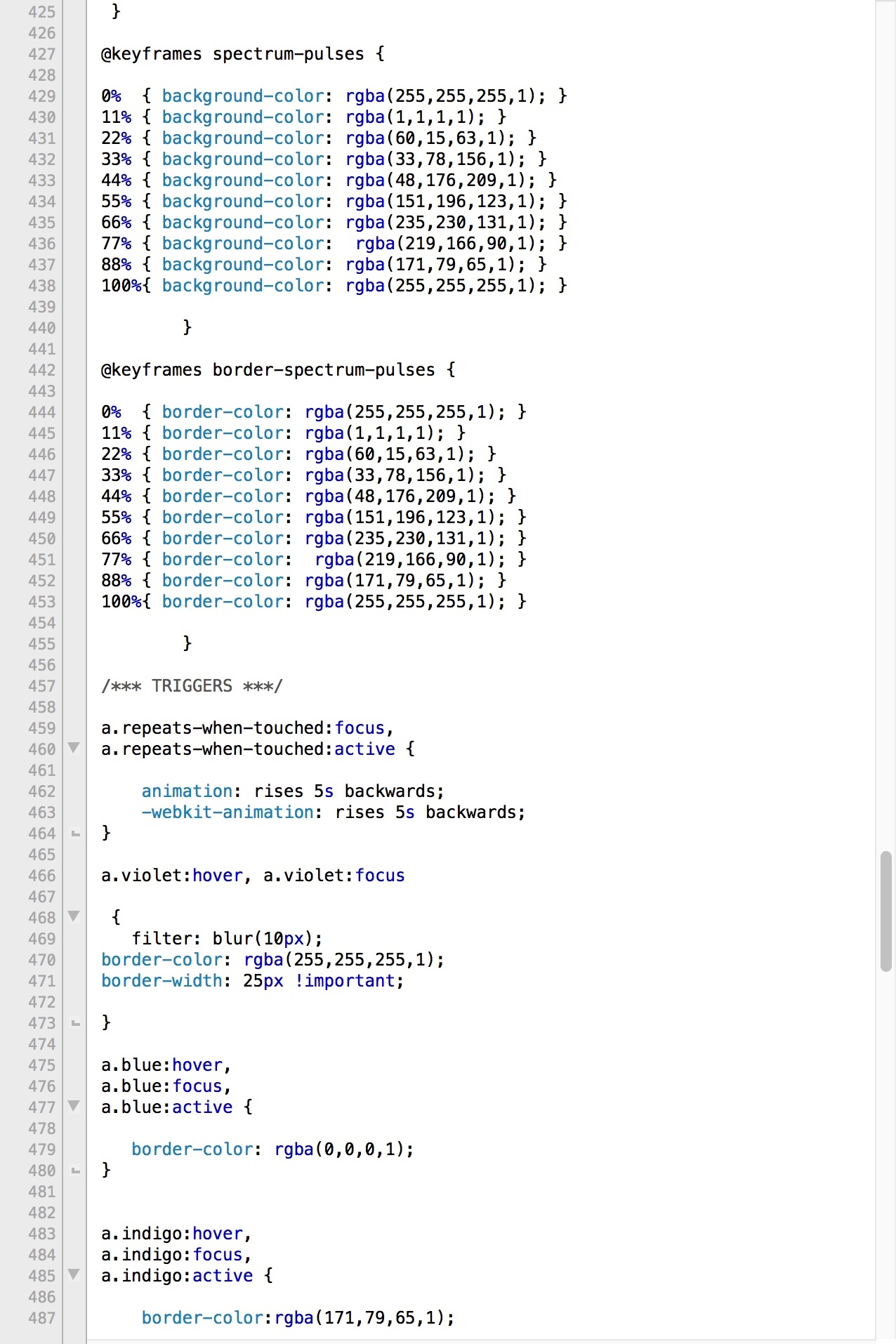 Spectrum CSS code