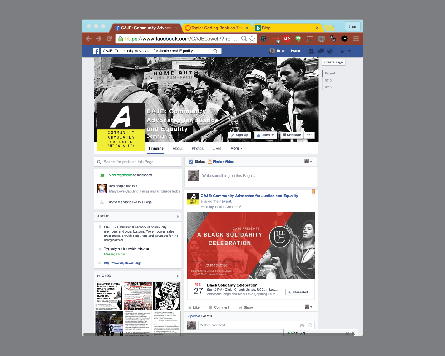 Community Advocates for Justice and Equality 