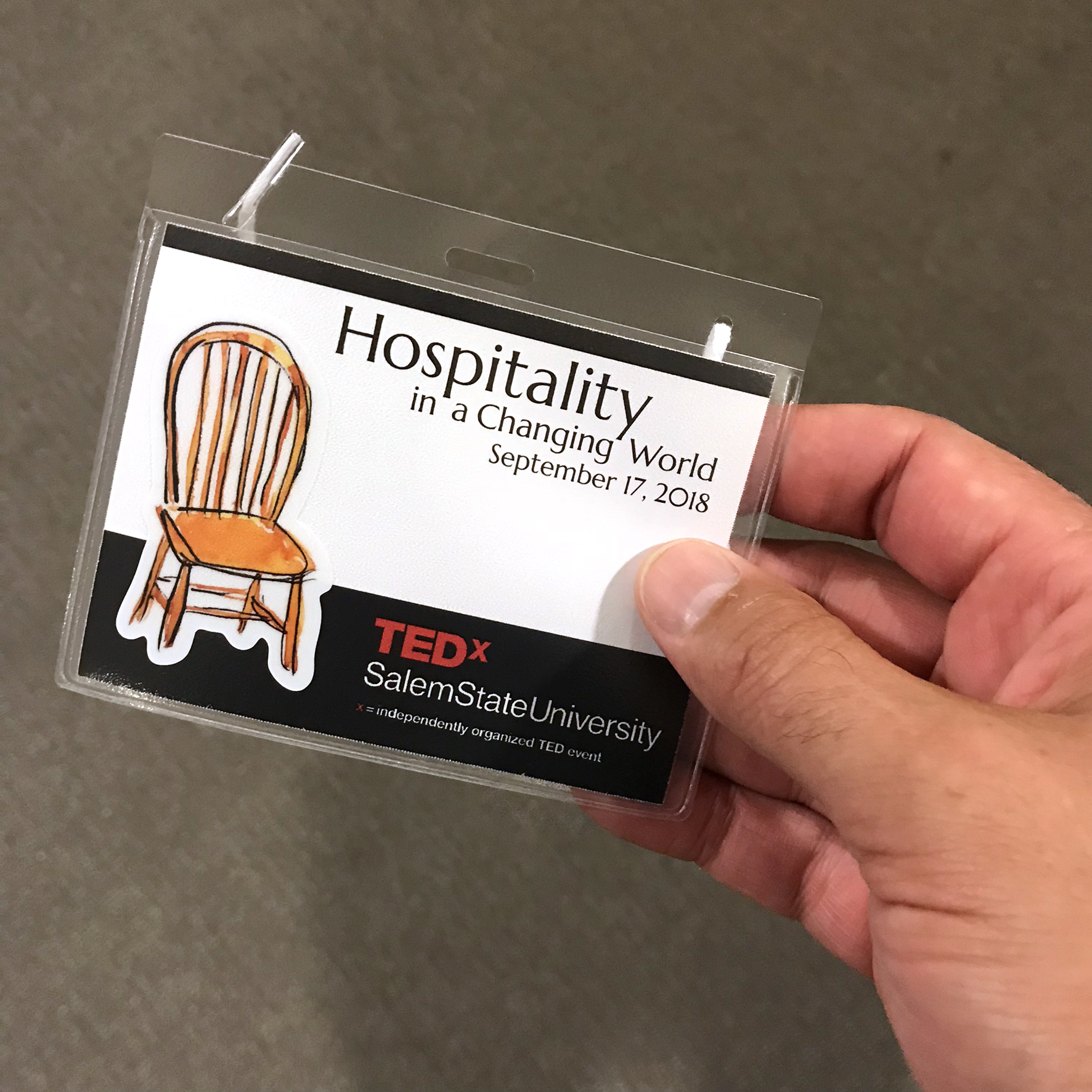 TEDx 2018 Name Badge