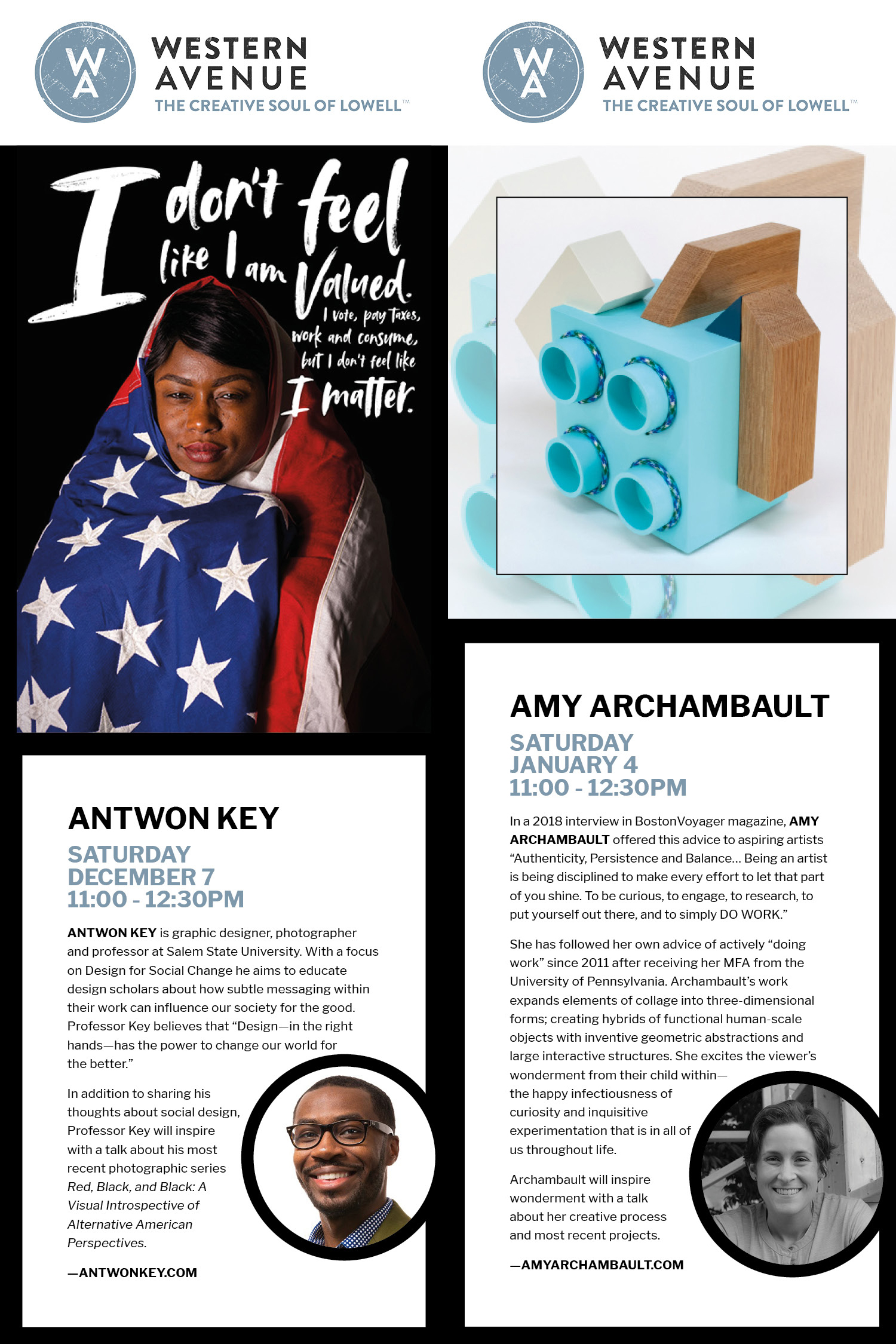 Western Avenue Inspires Antwon Key, Amy Archambault